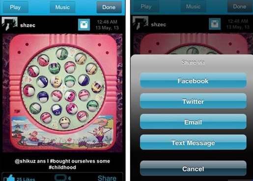 Photovine, Apple, iOS