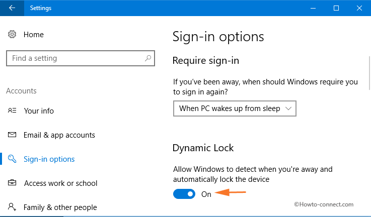 Picture 3 Dynamic Lock Windows 10 
