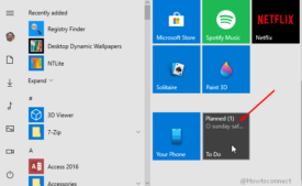 Pin a Specific Microsoft To-do list to Start in Windows 10