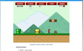 Play online Super Mario Bros
