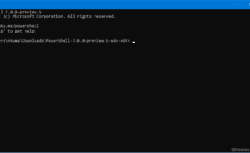 PowerShell 7.0.0 Preview 5