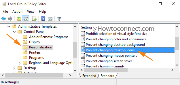 Prevent changing desktop icons settings on the right side of group editor window
