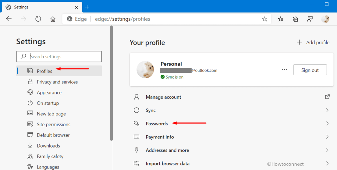 How to Turn on or off Password Monitor in Microsoft Edge