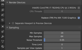 Radeon ProRender plugin Update