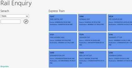 Rail Enquiry app