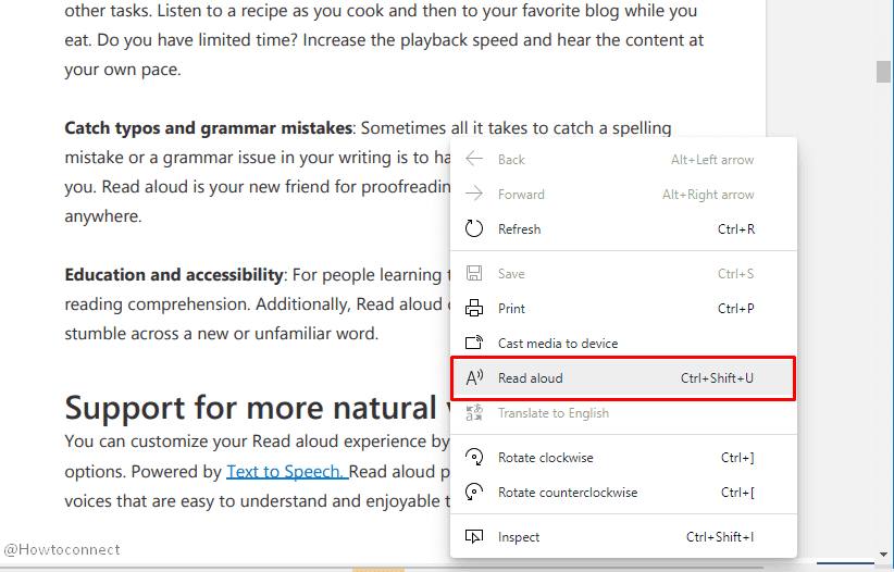 Read Aloud Support for PDF in Microsoft Edge