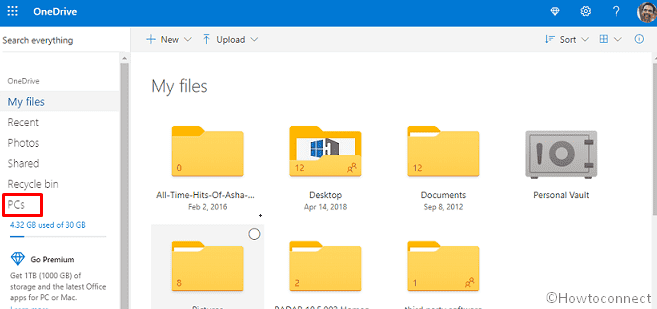 how to from onedrive