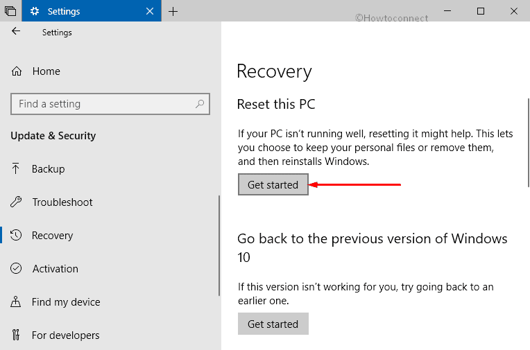 Reset your PC Image 7