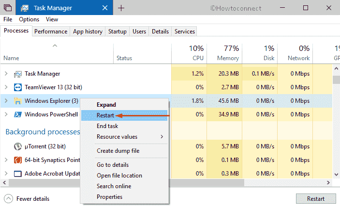 Restart Windows Explorer Image 5