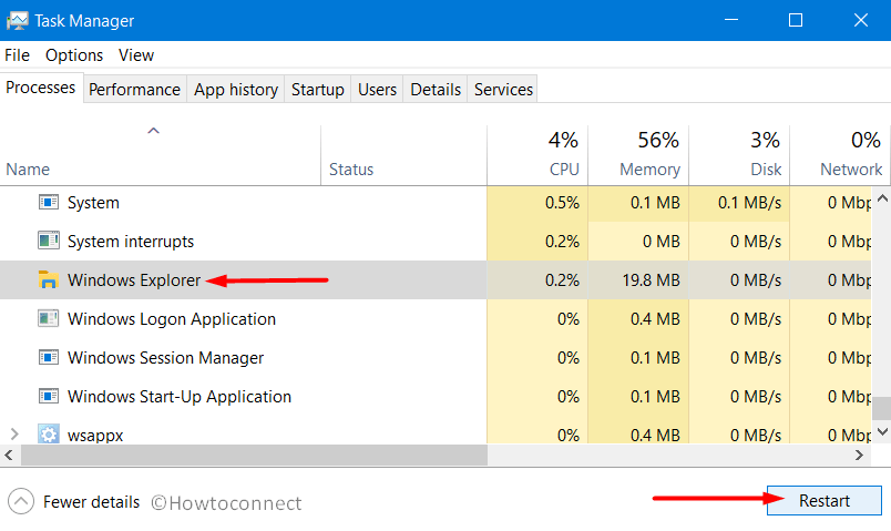 Restart Windows Explorer in Windows 10 Picture 2
