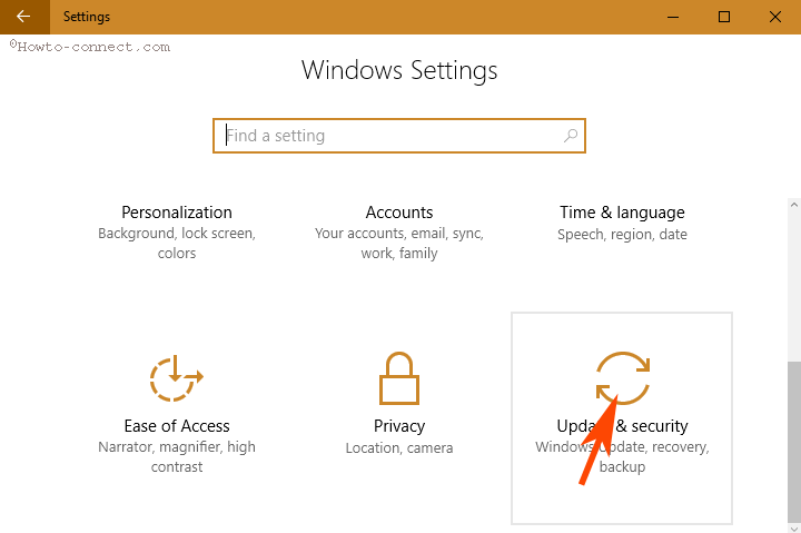 Restore Earlier Build in Windows 10 image 1