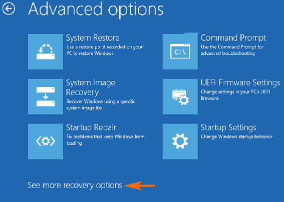 Restore Earlier Build in Windows 10 image 11