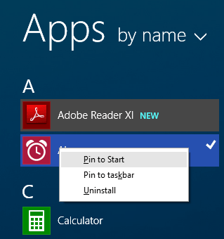 Right Click On A Any App And choose Pin to Start Option Right Click On A Any App And choose Pin to Start Option