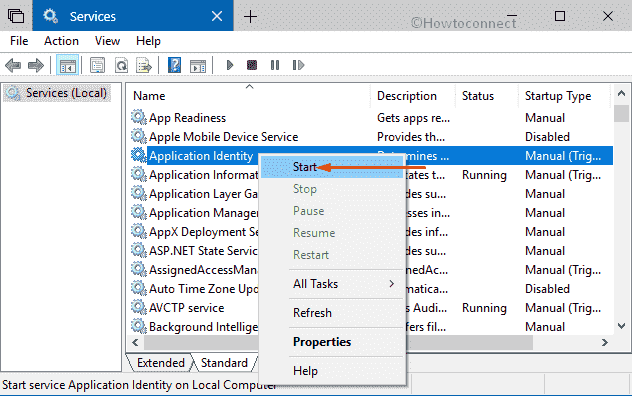 Run Application Identity Service Image 6