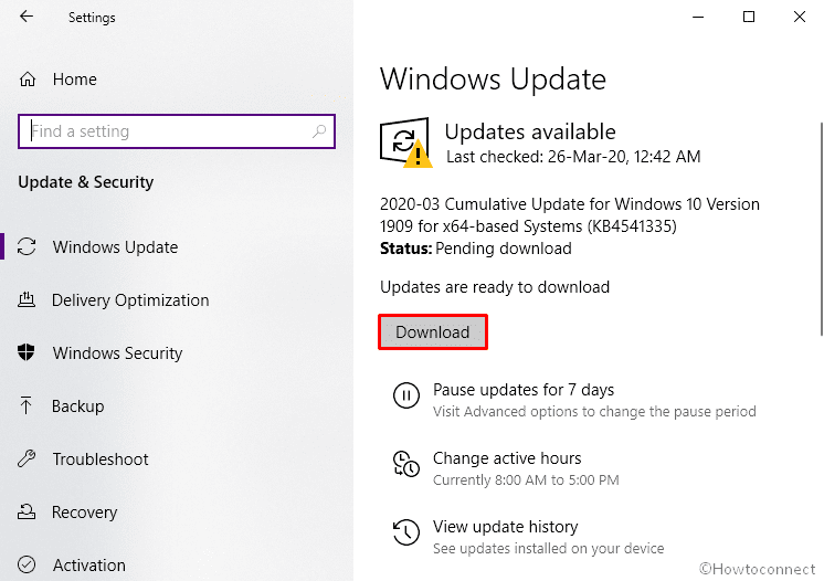 SECURE_KERNEL_ERROR - Check for Windows update