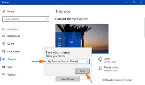 how to make your own windows 10 custom theme