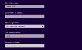 How to create Virtual Private Network Connection in Windows 8.1