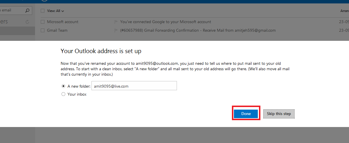 change outlook identity 2016 change outlook identity 2016