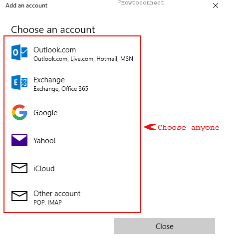 Set up an Email Account in Mail app image 2
