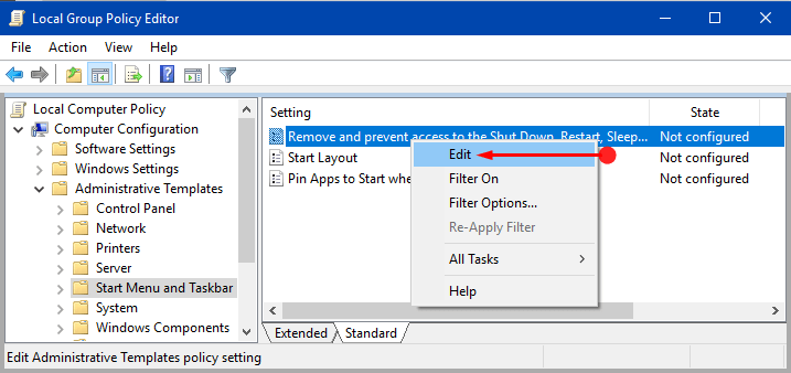 Show or Hide Power Commands in Start Menu Windows 10 Photos 2