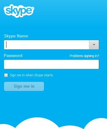 get a skype account