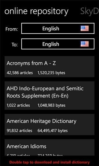 SilverDict app for windows 8 silverdict app for windows 8