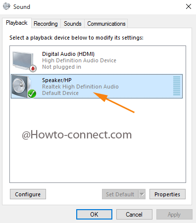 Speaker is currently running in Windows 10