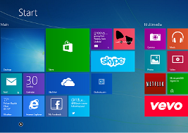 windows 8.1_start screen Start Screen of windows 8.1