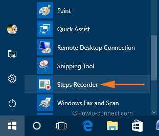 Steps Recorder under Windows Accessories