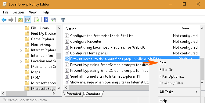 Stop Opening about:flags Page in Microsoft Edge photo 1