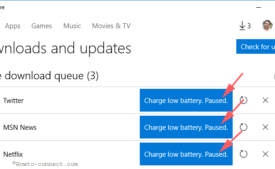 Store App Paused in Download Queue, Won't Resume Update in Windows 10 image