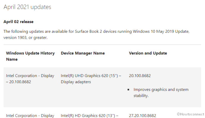 surface book 2 driver download