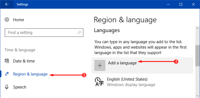 How to Switch Default Language in Windows 10