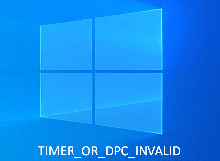 TIMER_OR_DPC_INVALID
