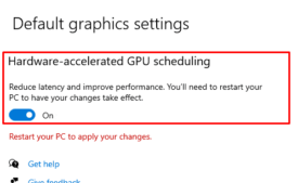 Take help of Windows Settings app to turn onoff Hardware Accelerated GPU Scheduling