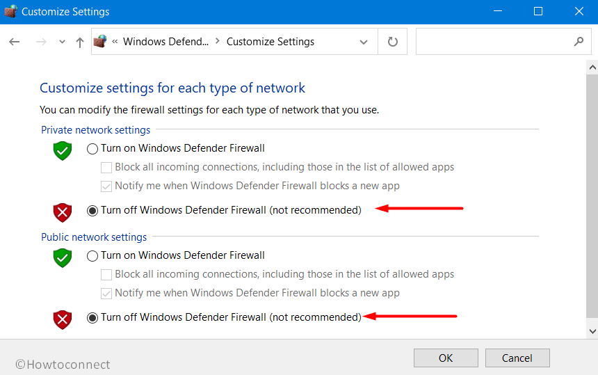 Temporarily Turn Off Windows Defender Firewall Pic 4
