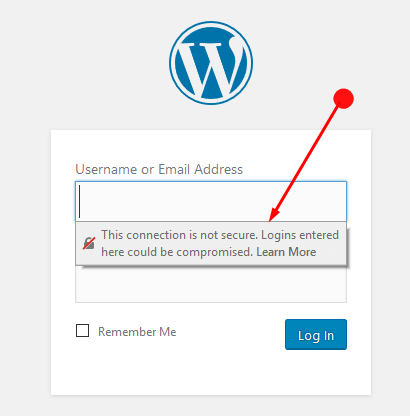 This Connection Is Not Secure' During Login to Non HTTPS Sites on Firefox picture 1