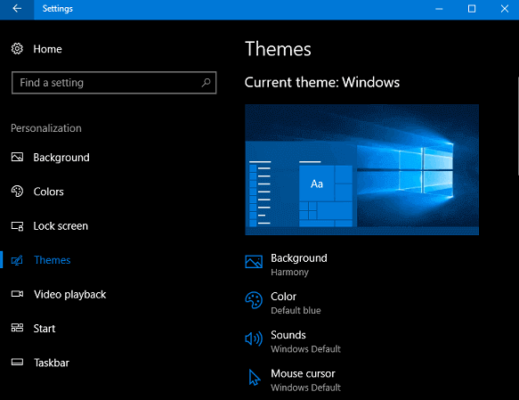 cool themes for windows 10