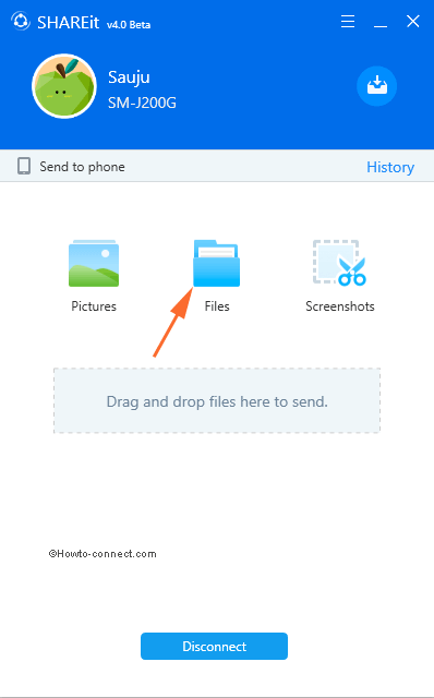 Transfer Large Files Using SHAREit on Windows 10 picture 11