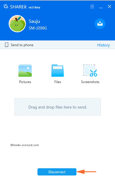 Transfer Large Files Using SHAREit on Windows 10 picture 15