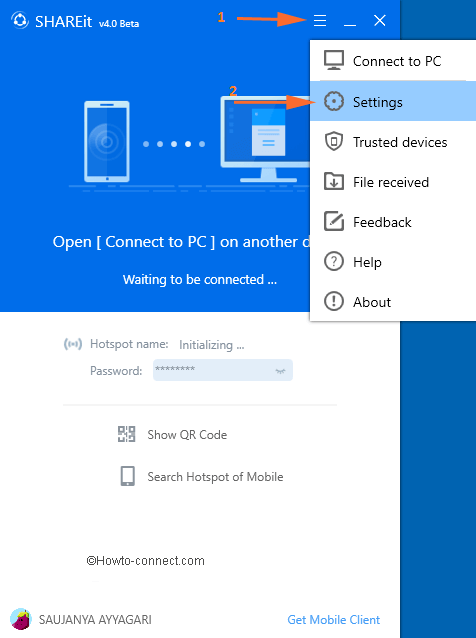 Transfer Large Files Using SHAREit on Windows 10 picture 16