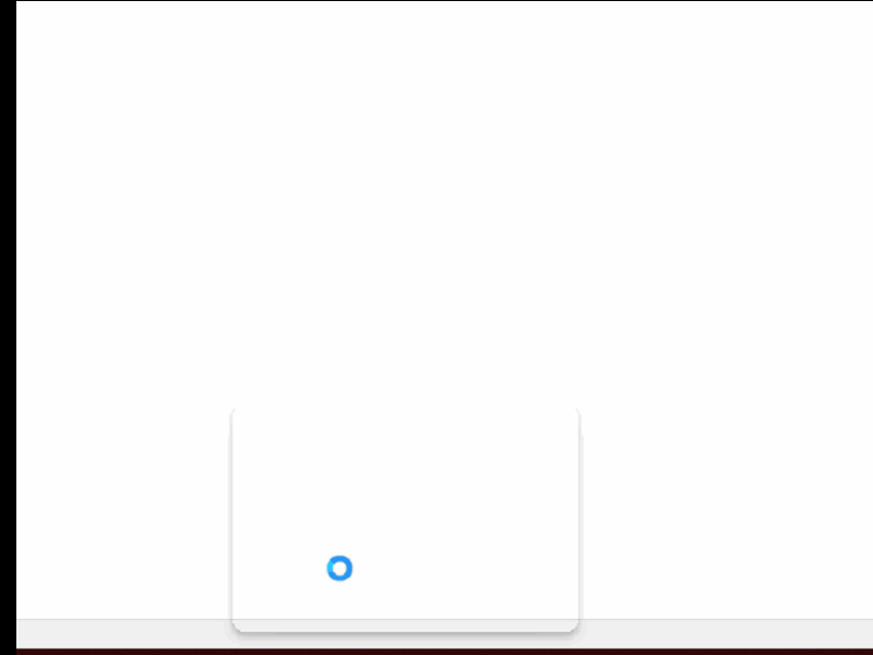 Transparent box floating above Taskbar