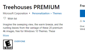 Treehouses PREMIUM Windows 10 Theme