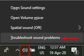 Troubleshoot sound problems