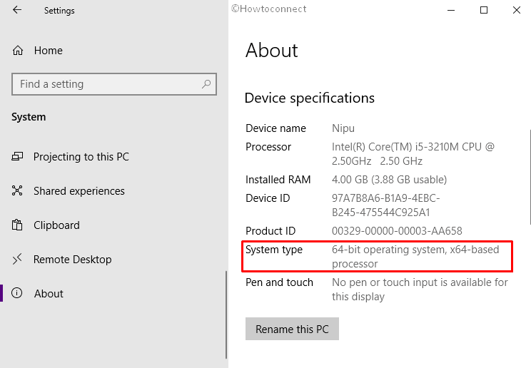 Turn Off Auto Expand Start Menu on Hover- how to check if motherboard is 32 or 64 bit