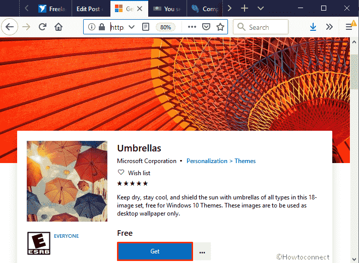 Umbrellas Windows 10 Theme [Download] image 1