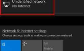 Unidentified Network LAN
