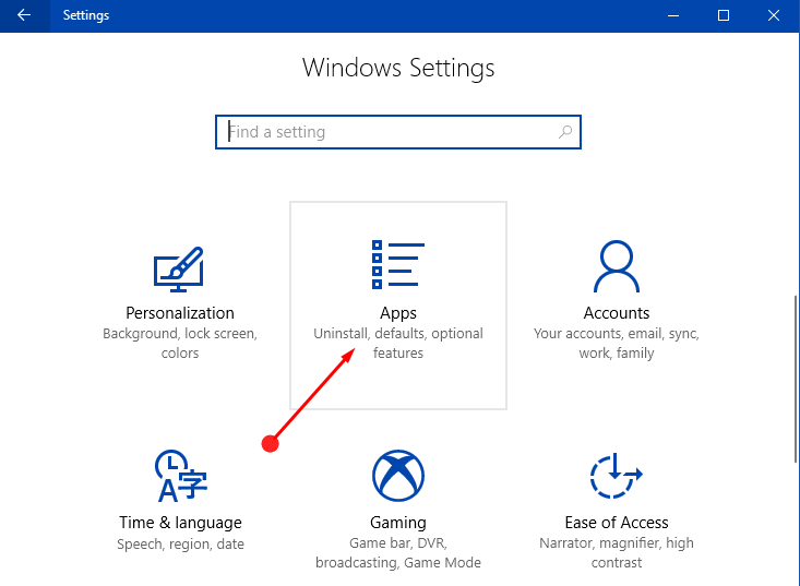 Uninstall Large Space Taking App from Windows 10 Image