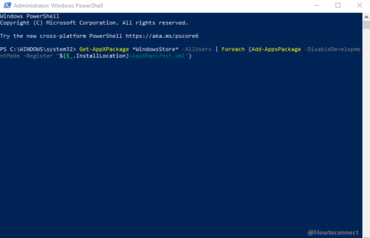 Fix Microsoft Store Error 0x80073d23 in Windows 10