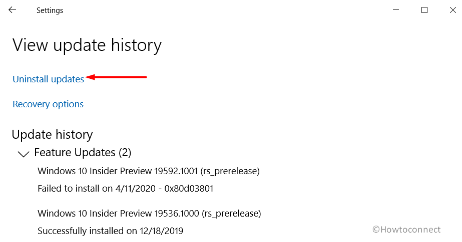 Uninstall buggy updates in Windows 10 Pic 4